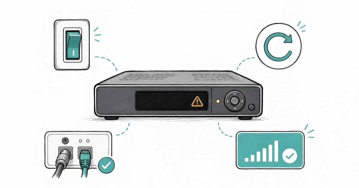 Spectrum Cable Troubleshooting: Fixes That Restore Service cover image