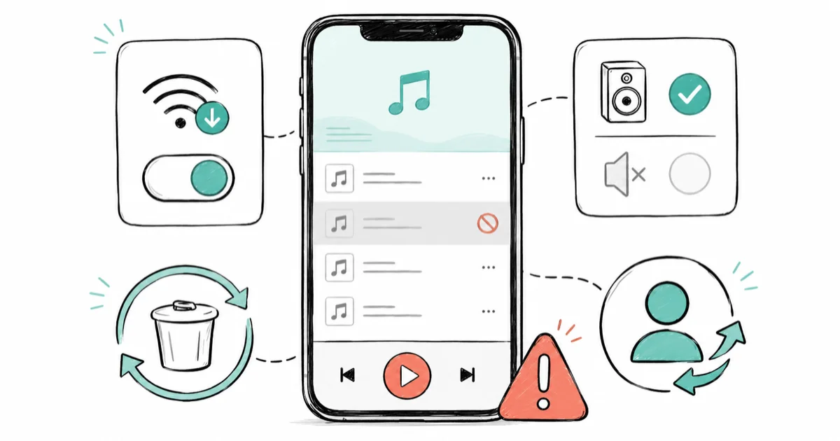 Spotify Won't Play Songs? 8 Fixes That Work (2026) cover image