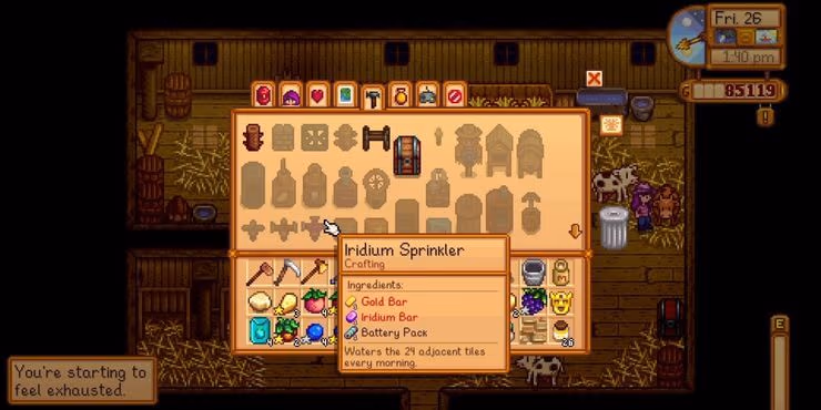 Stardew Valley Community Center bundle completion