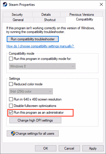 Run as Administrator