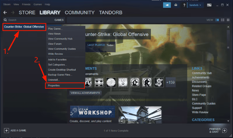 Check the game files for any embedded error