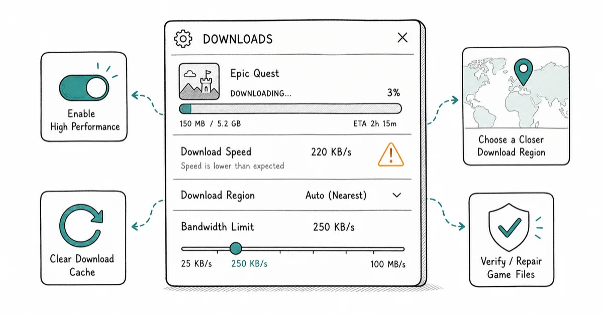 Steam Download Slow? Fix Slow Download Speed in 2026