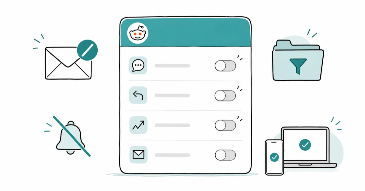 How to Stop Getting Emails From Reddit: 6 Working Methods cover image