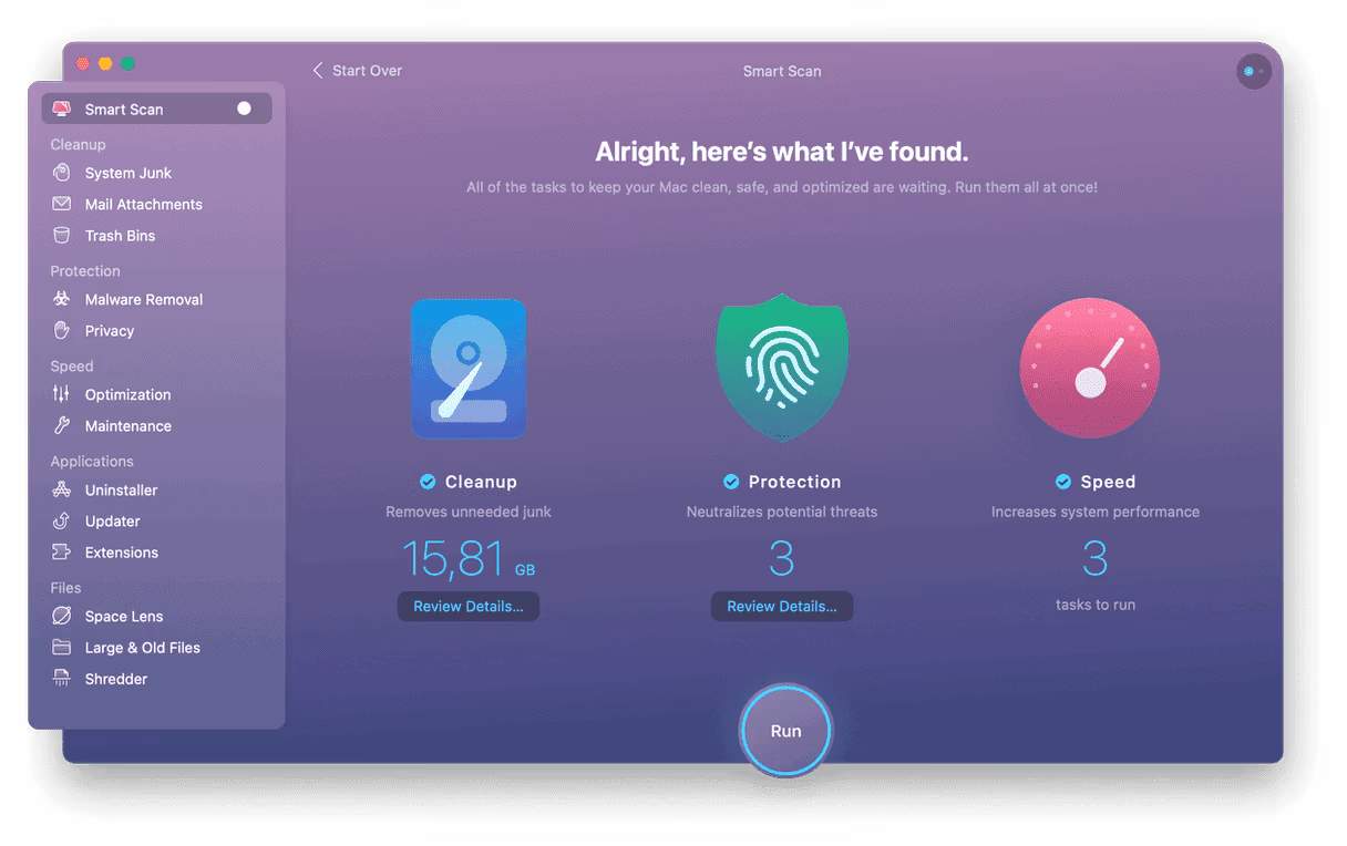 CleanMyMac SmartScan