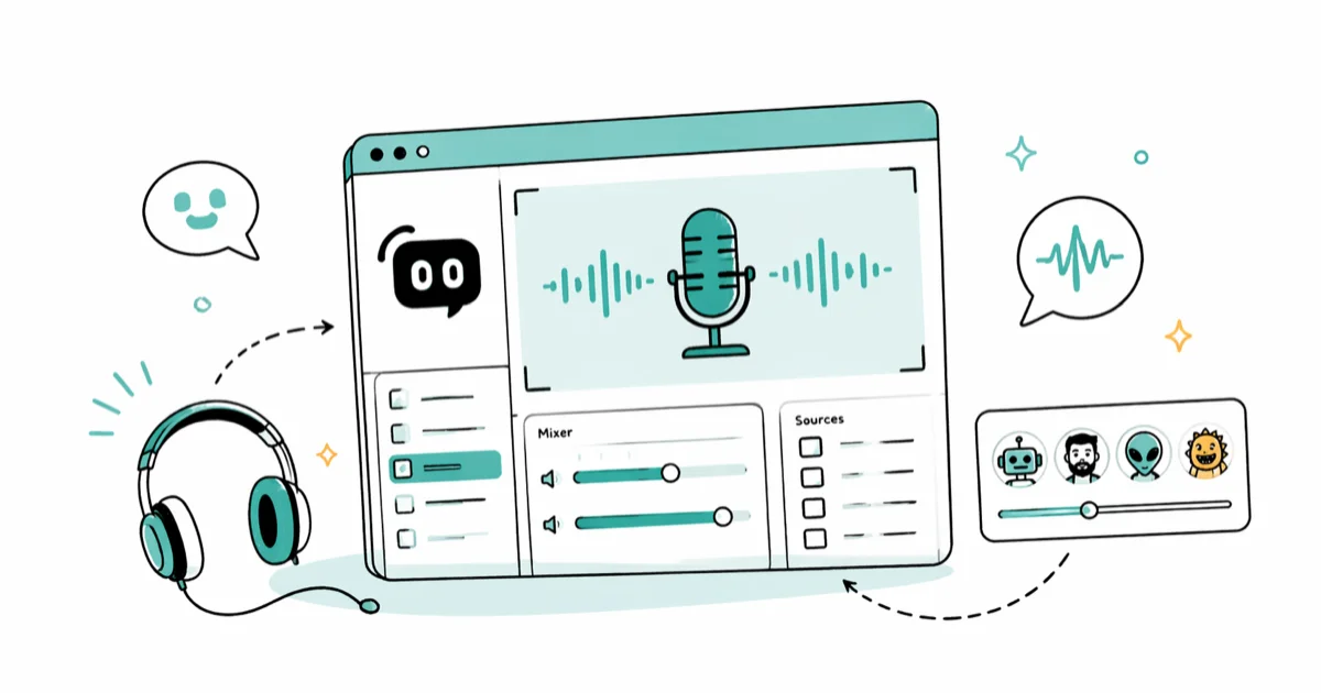 4 Best Voice Changers for Streamlabs OBS (Tested 2026) cover image