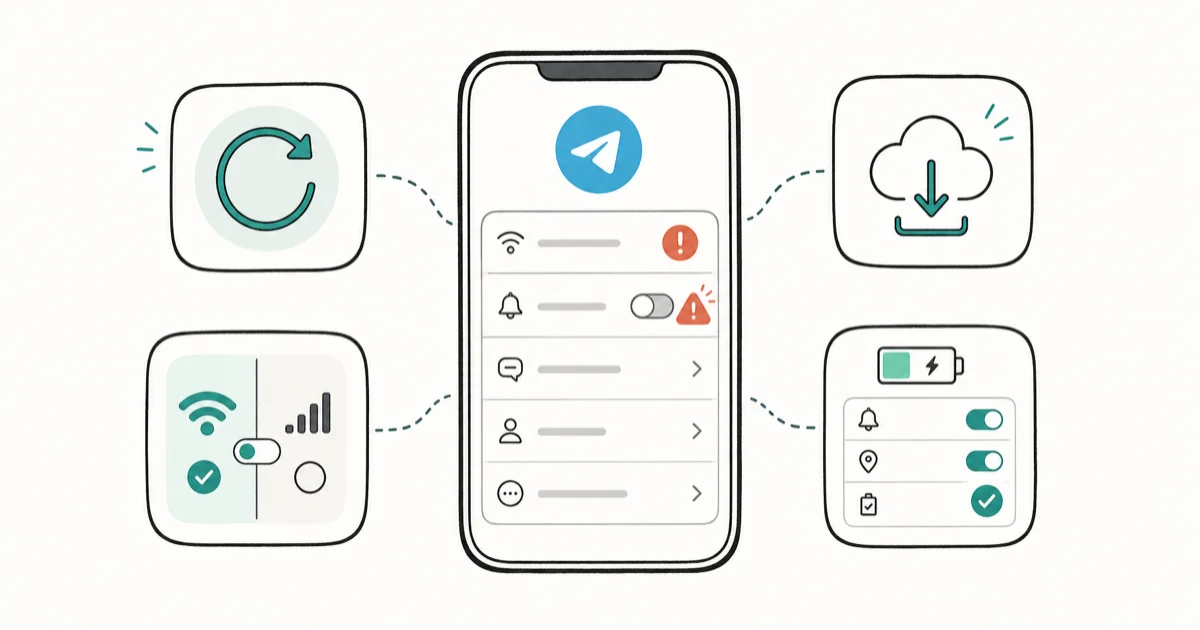 How to Fix Telegram Not Working on iPhone and Android cover image