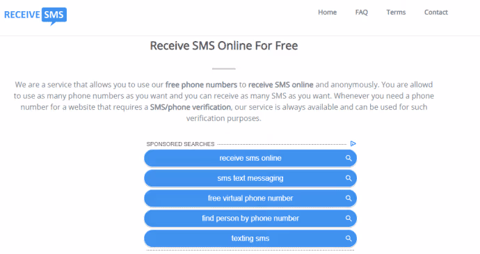 use Telegram without phone number with Receive SMS