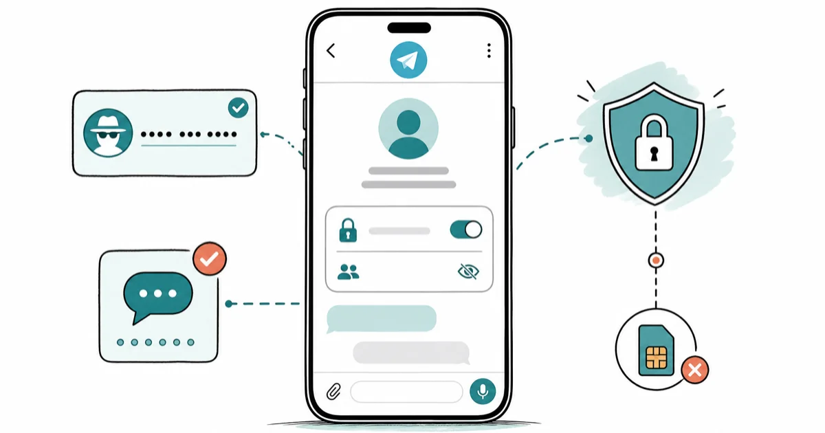 How to Use Telegram Without Your Personal Phone Number cover image