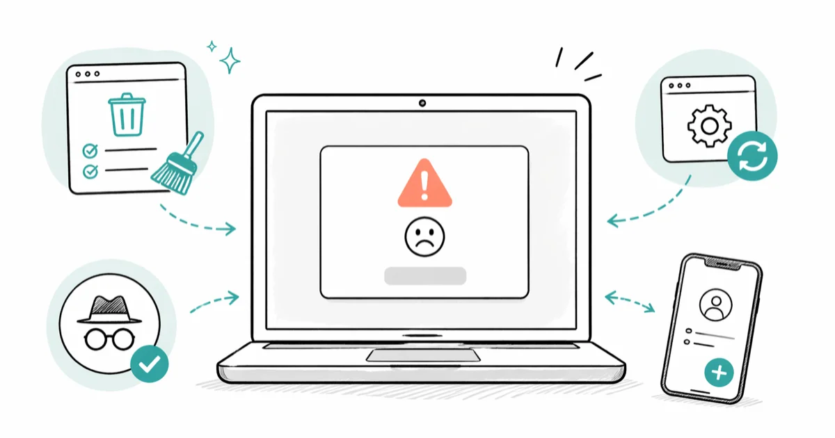 Fix "There Was an Issue Signing You Into YouTube" Error cover image