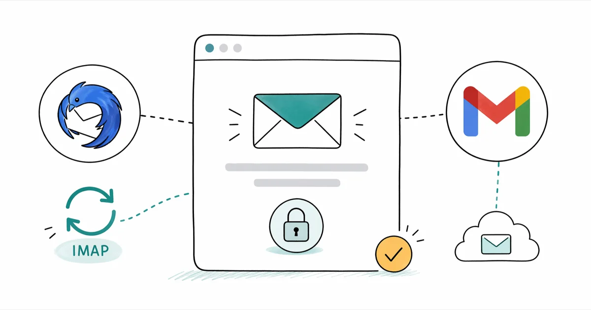 How to Set Up Gmail in Thunderbird Step by Step (2026) cover image