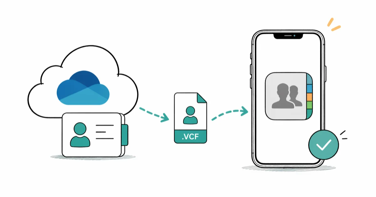 How to Transfer Contacts from OneDrive Backup to iPhone cover image