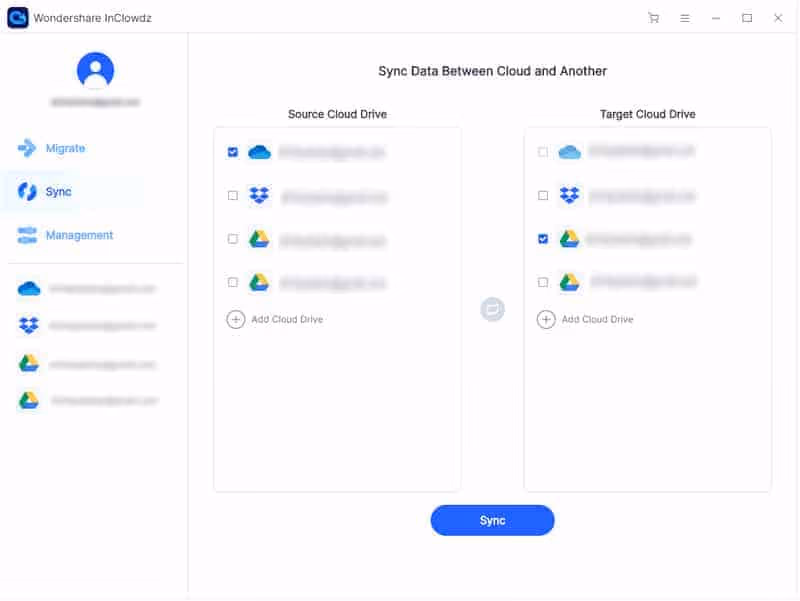 Wondershare InClowdz