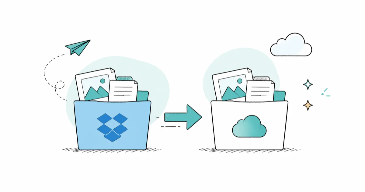 How to Transfer Dropbox to iCloud Drive in 3 Easy Methods cover image