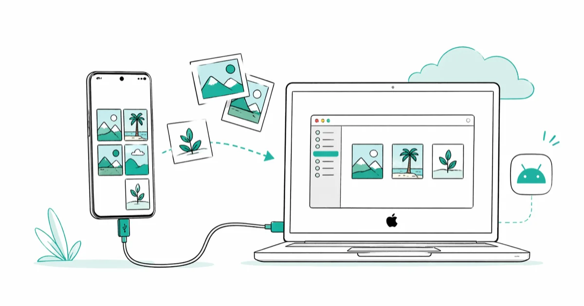 How to Transfer Photos From Android to Mac: 5 Methods cover image