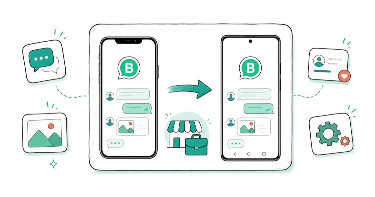 How to Transfer WhatsApp Business from iPhone to Android cover image