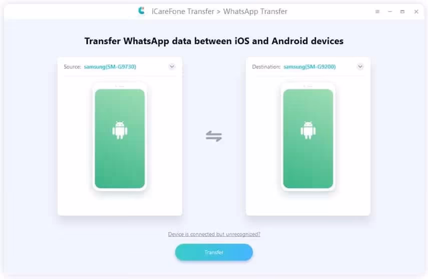 iCareFone WhatsApp Transfer