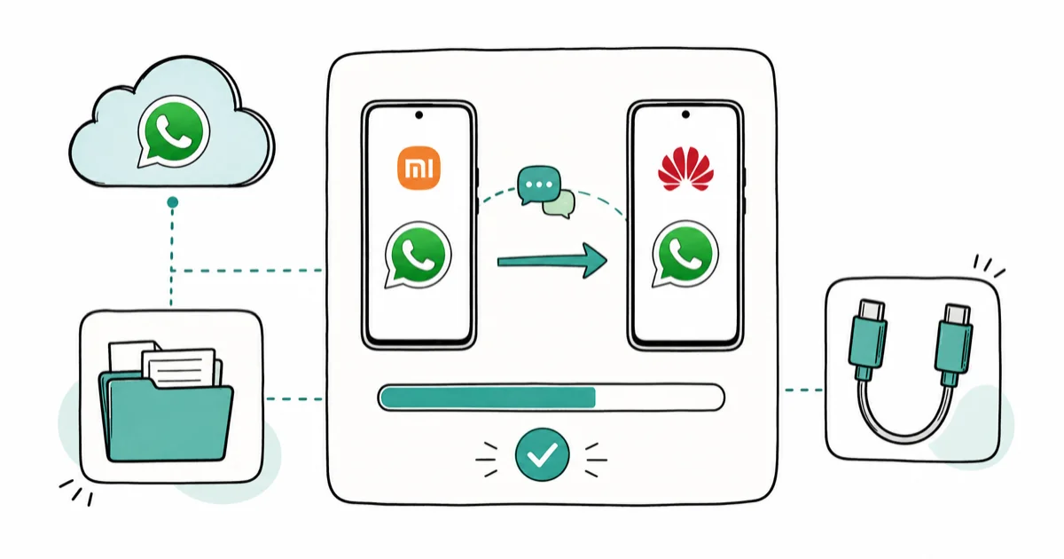 How to Transfer WhatsApp from Xiaomi to Huawei (2026 Guide) cover image