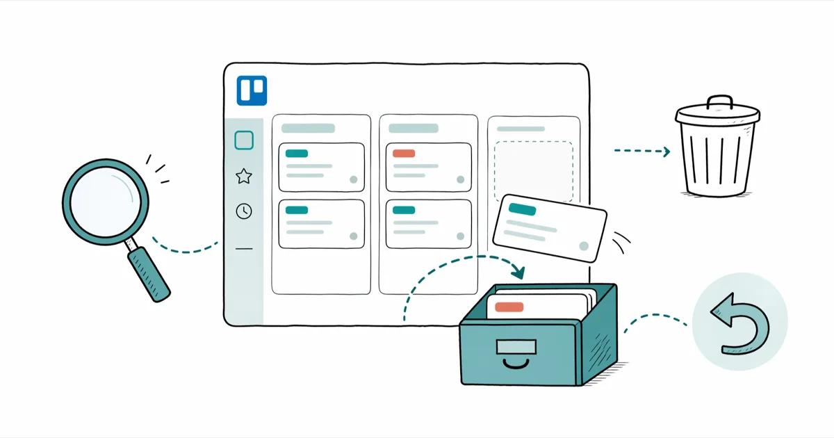 Trello Archived Cards: How to View, Restore, Delete cover image