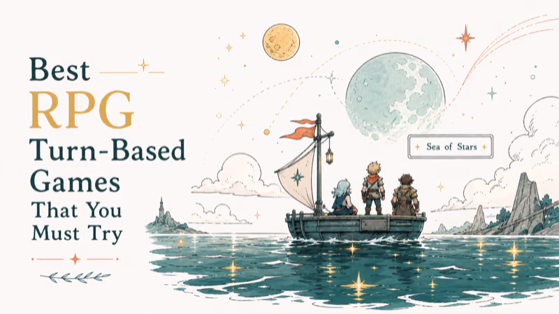 Hand-drawn illustration: Sea of Stars