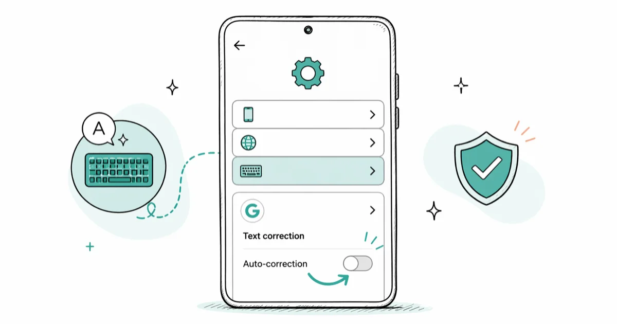 How to Turn Off Autocorrect on Any Android Phone Fast cover image