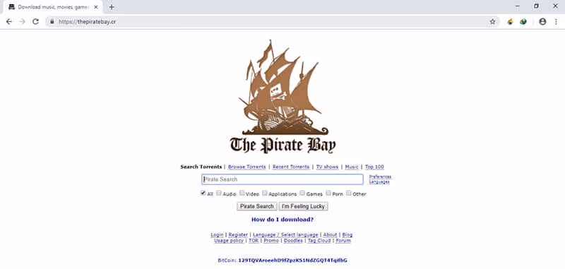 The Pirate Bay tv show torrents
