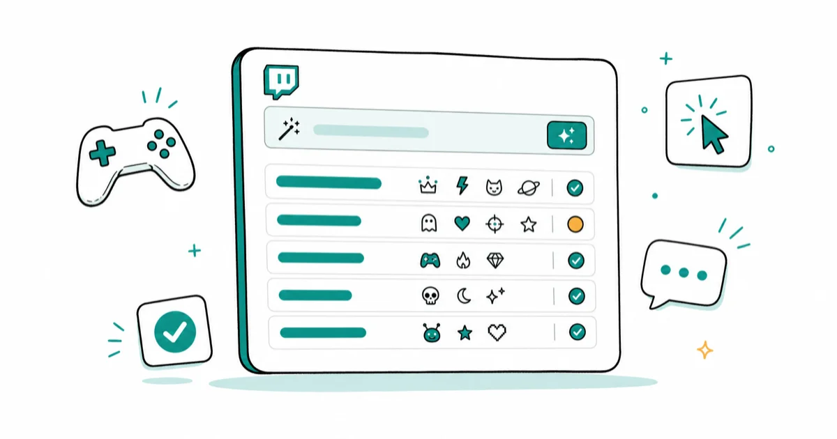 Best Twitch Name Generators: 7 Free Tools for 2026 cover image