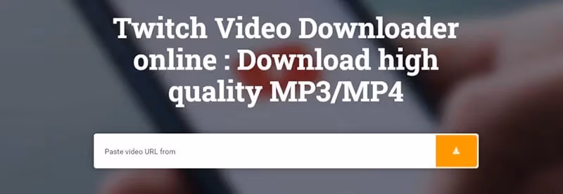 Convert Twitch Clip to MP3 with Youtube2-mp3.com