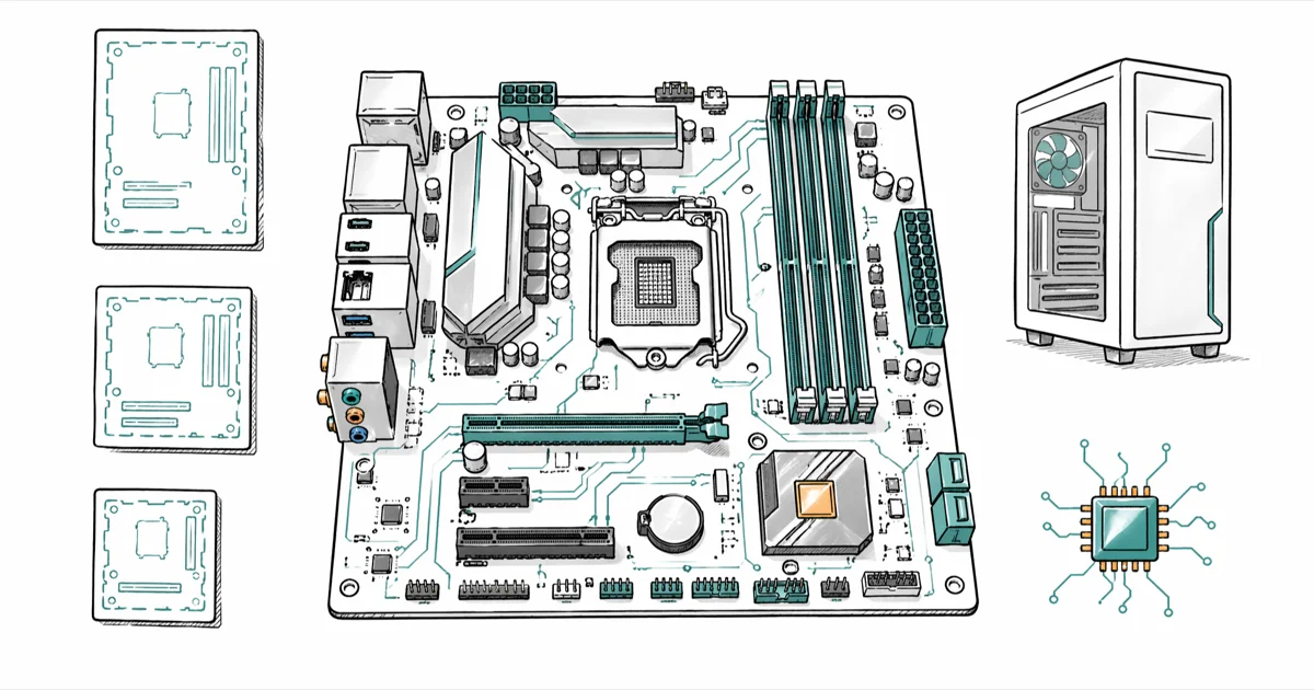 Types of Motherboard Form Factors: ATX, mITX and More cover image