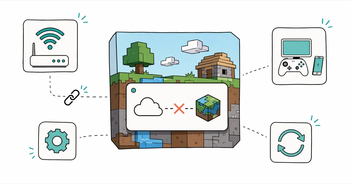 Unable to Connect to World in Minecraft: 8 Fixes (2026) cover image