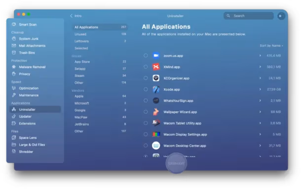Cleanmymac Uninstaller
