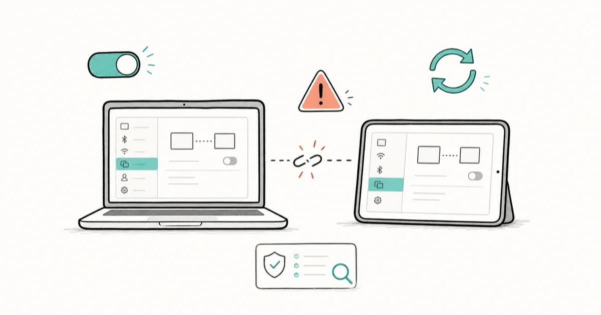 Universal Control Not Working? 8 Solutions to Fix It Today cover image