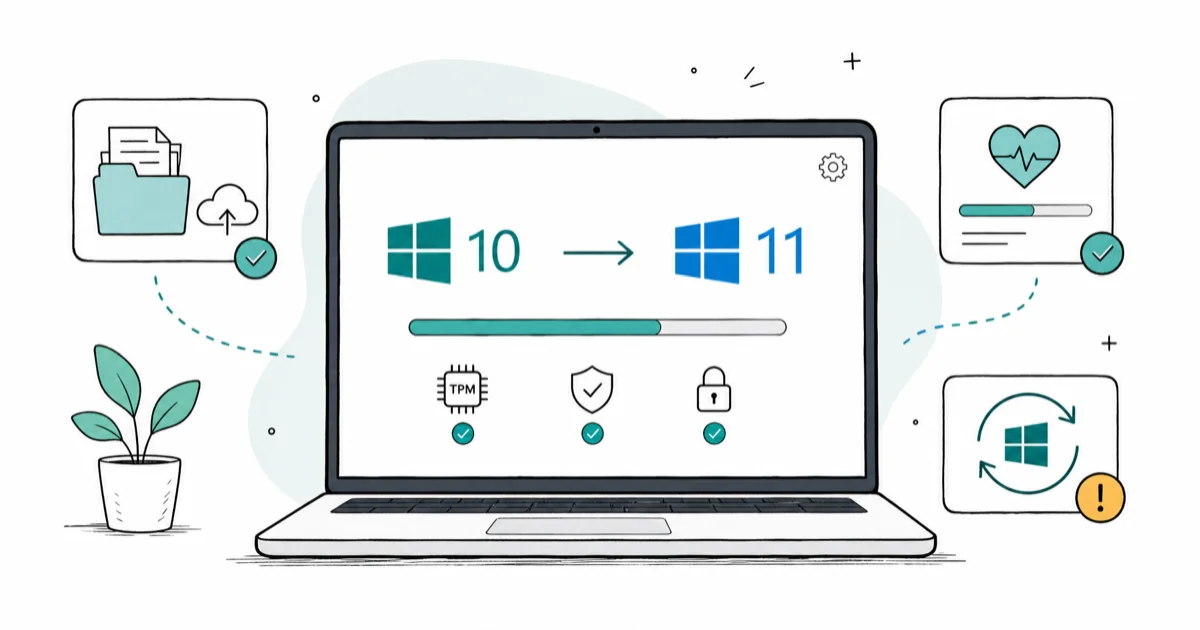 How to Upgrade Windows 10 to Windows 11 the Right Way cover image