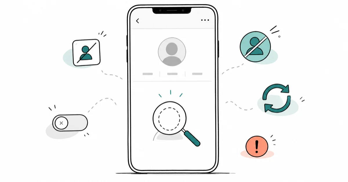 User Not Found on Instagram: 7 Reasons and How to Tell cover image