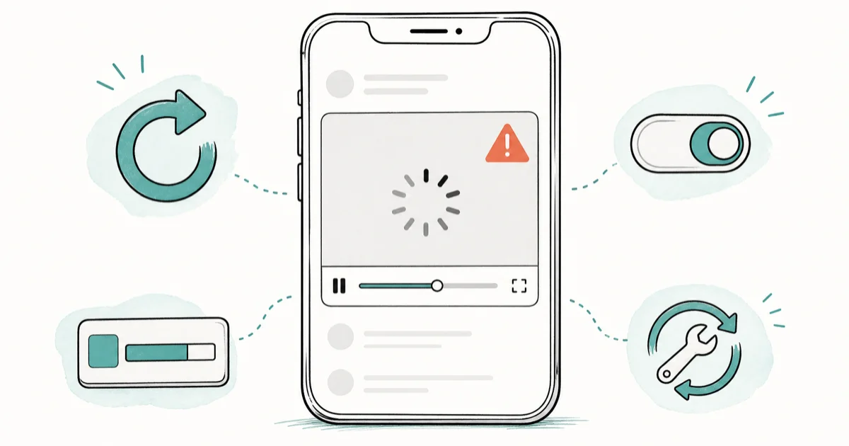 iPhone Video Won't Play? 10 Easy Fixes (2026 Guide) cover image