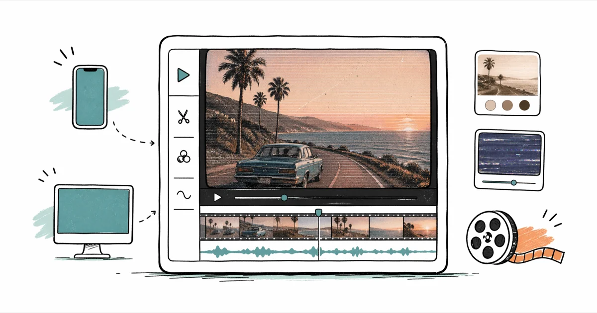 Best Vintage Video Editors for PC, iPhone, and Android cover image