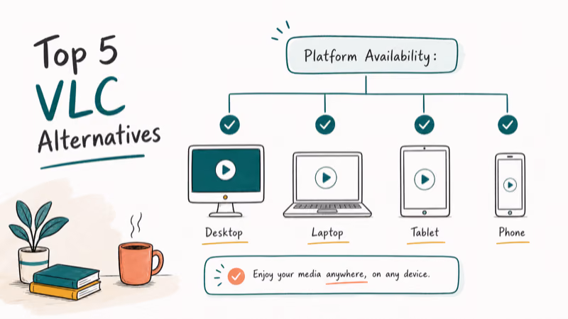 Hand-drawn illustration: Platform Availability:
