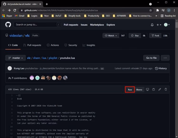 download the .lua file