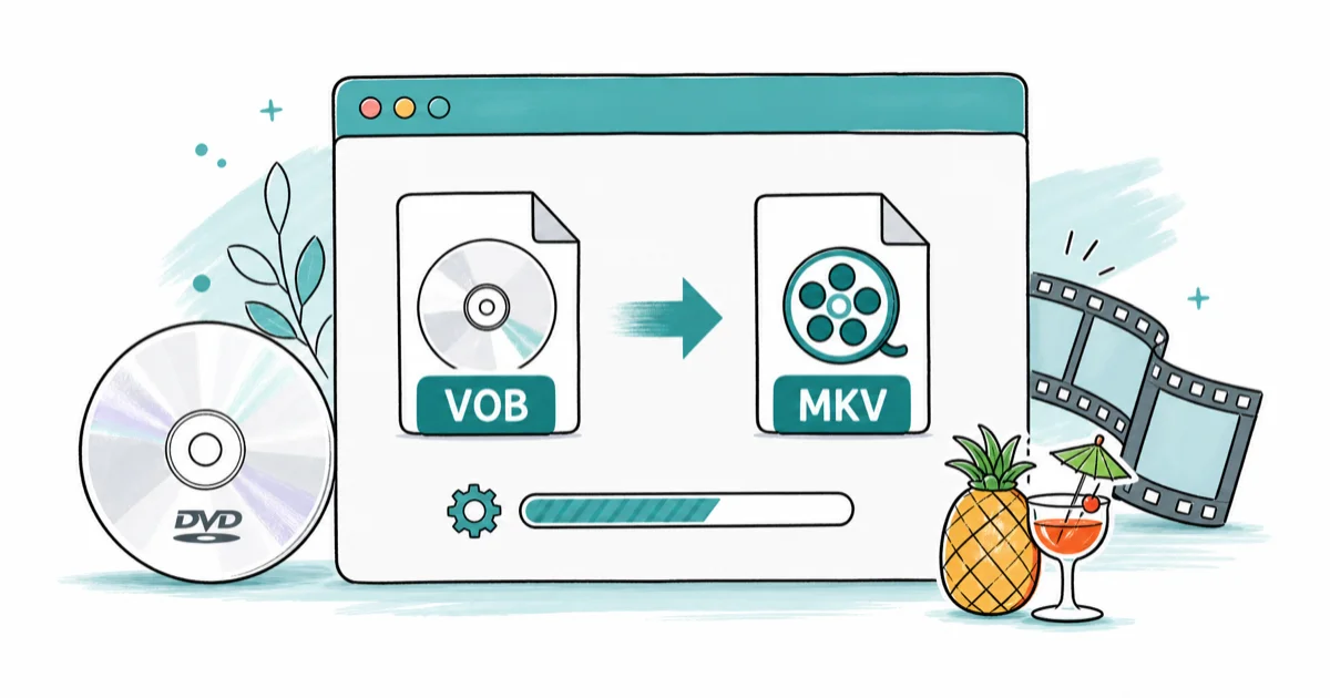 Convert VOB to MKV: Free Tools and Step-by-Step Guide 2026 cover image