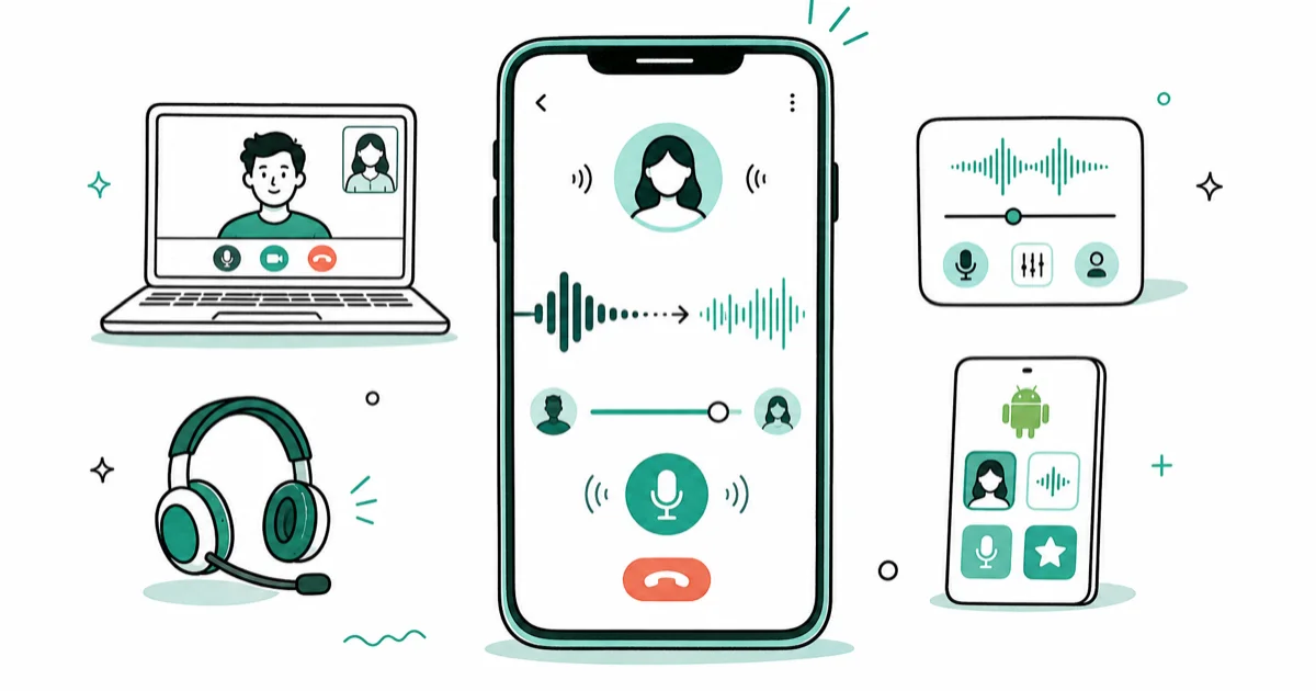 Best Male to Female Voice Changer Apps for Calls (2026) cover image