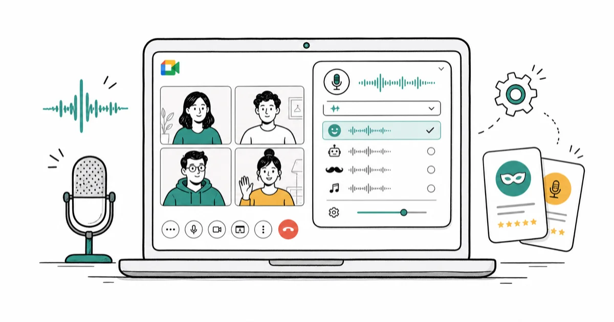 Best Voice Changers for Google Meet: 6 Working Tools cover image