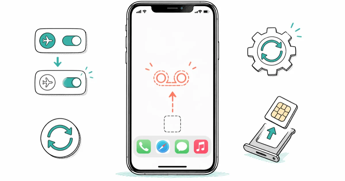 Voicemail Icon Missing on iPhone: 7 Fixes That Work cover image