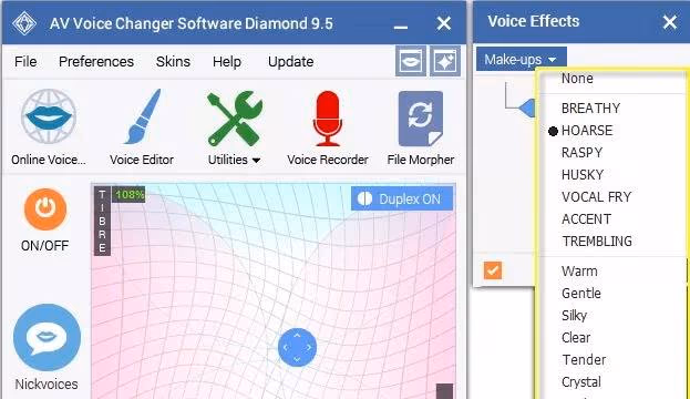 AV Voice Changer Software Diamond