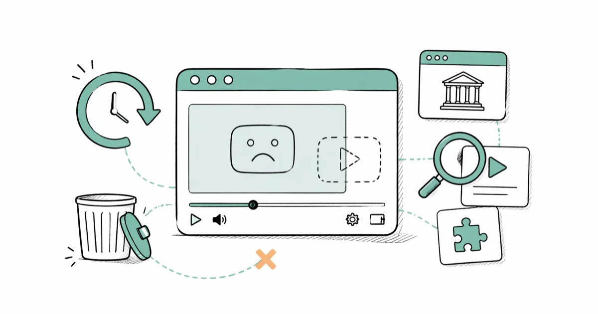 How to Watch Deleted YouTube Videos: 4 Working Methods cover image