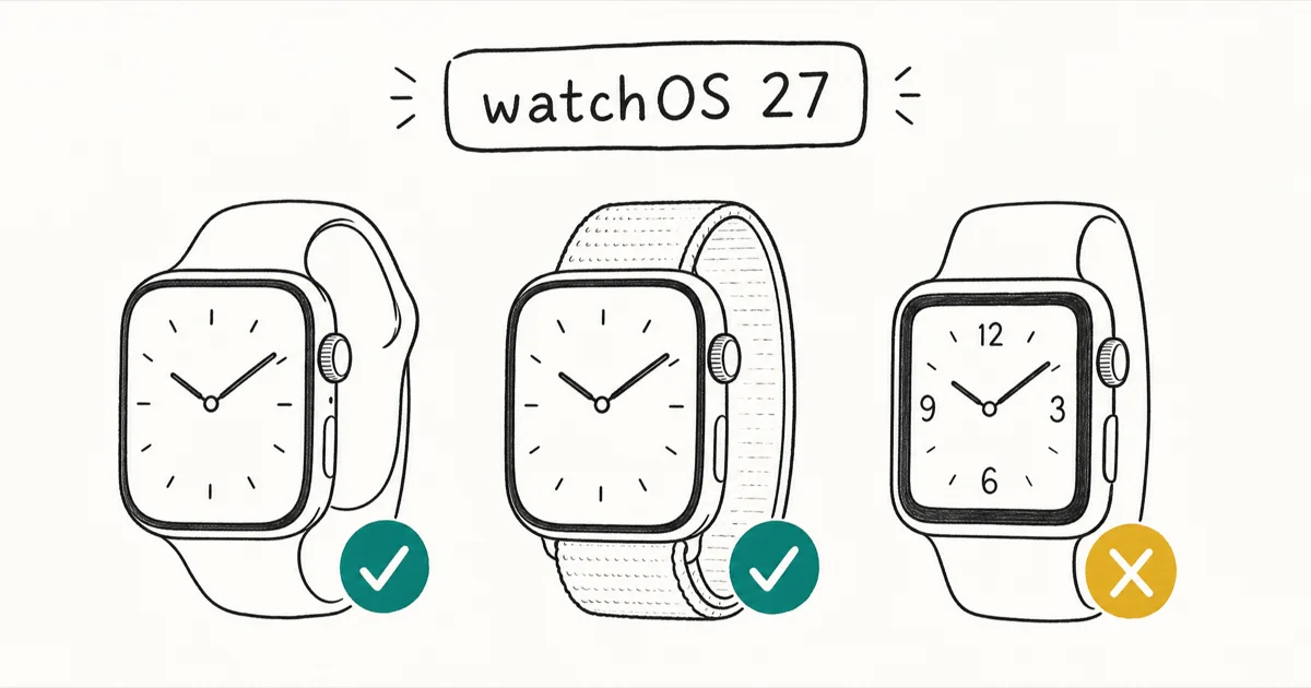 watchOS 27 Compatible Apple Watch Models: 2026 List