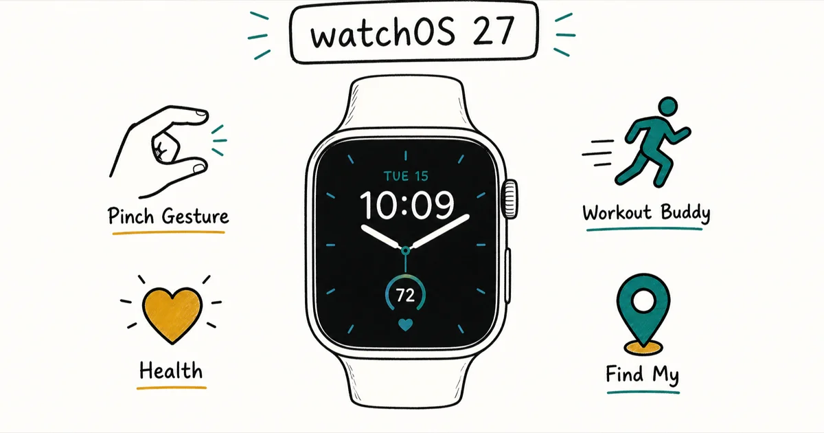 watchOS 27 Features: What Apple Watch Gets in 2026