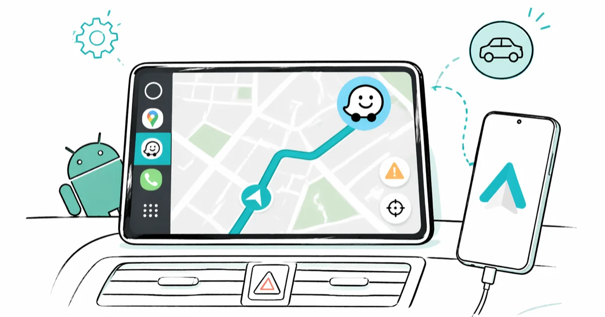 How to Set Up and Use Waze on Android Auto in 2026 cover image