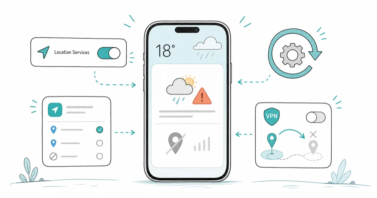 Weather App on iPhone Not Working – 10 Solutions to Try cover image