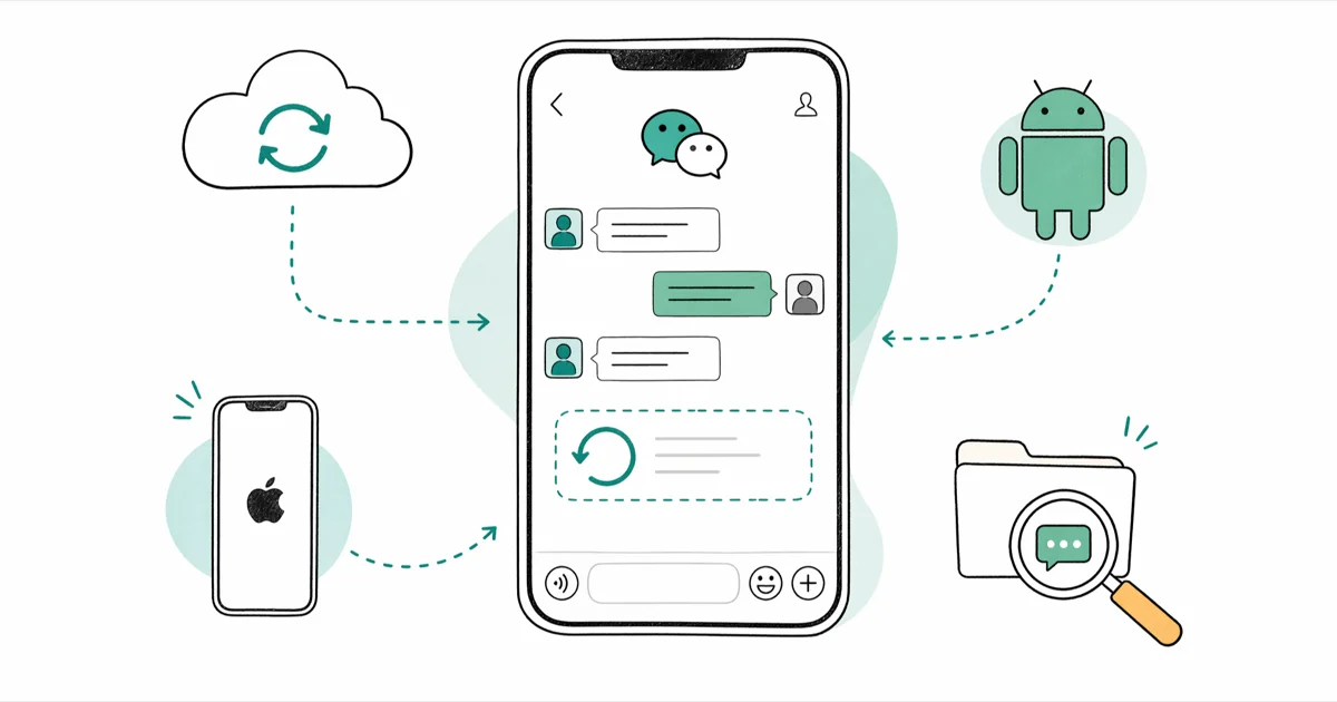 How to Recover Deleted WeChat Messages on Android and iPhone cover image
