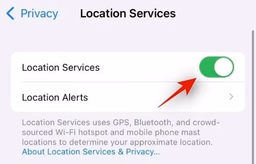 Disable Location Services Only for Some Apps