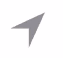 The Arrow Appears in Gray Color